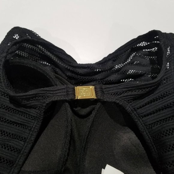 Lauren Ralph Lauren Plus Size Shadow Stripe OnePiece Swimsuit Ottoman Stripe 22W - Picture 8 of 12